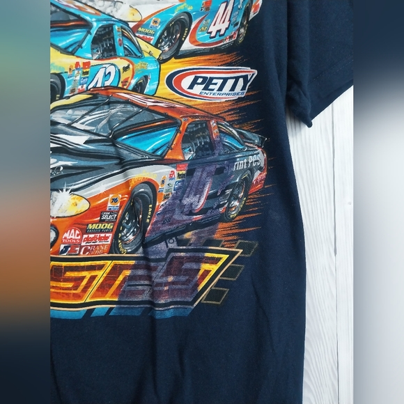 Vintage NASCar The King Richard Petty Racing Double Sided 2001 Cygnus Size L - Picture 10 of 10